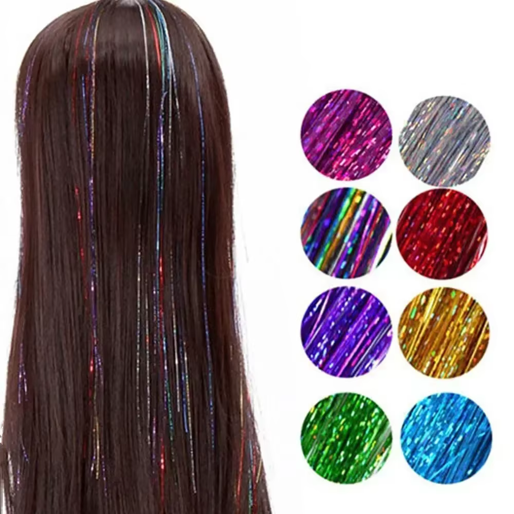 Kit de guirlandes de cheveux à fils brillants