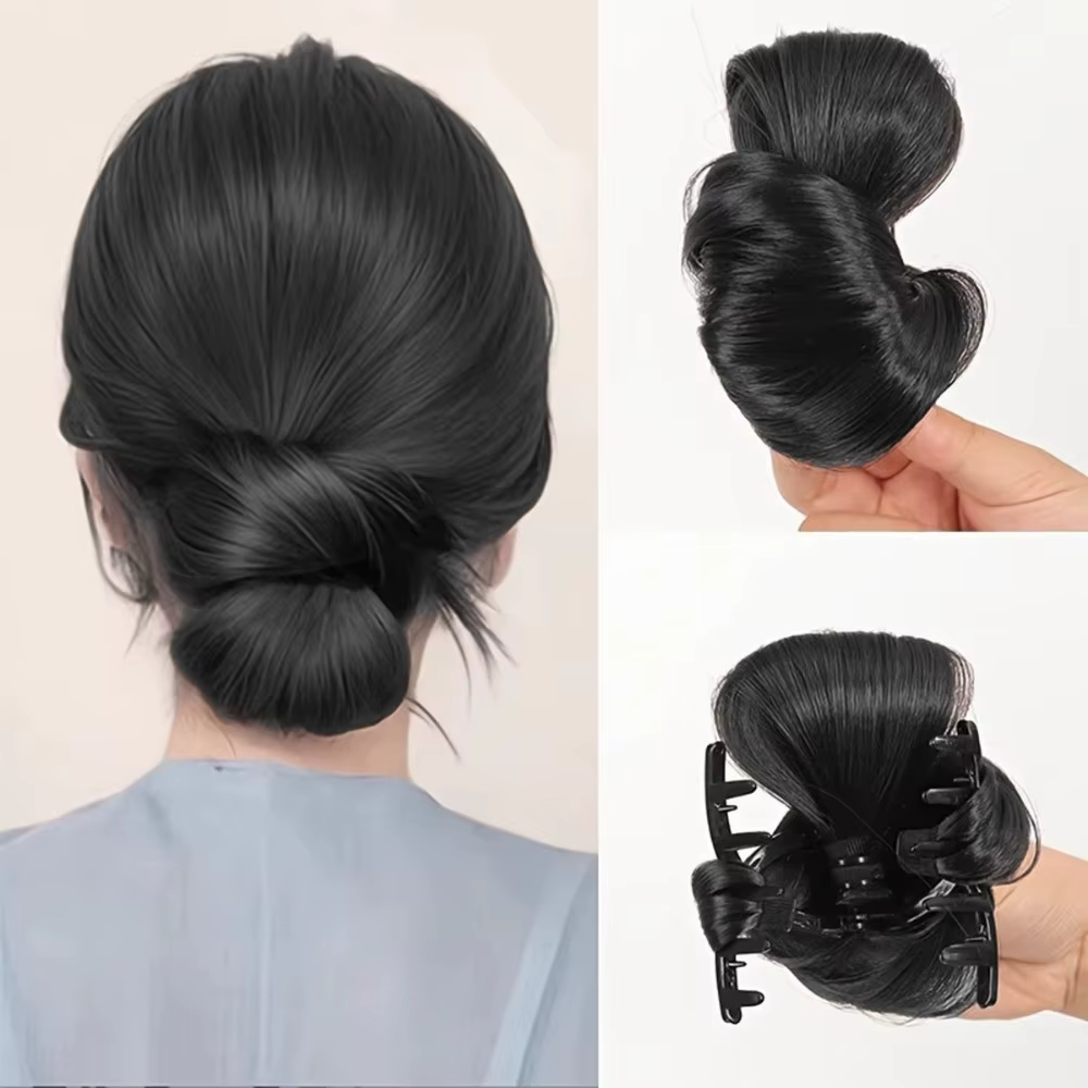Chignon synthétique élégant à clipser