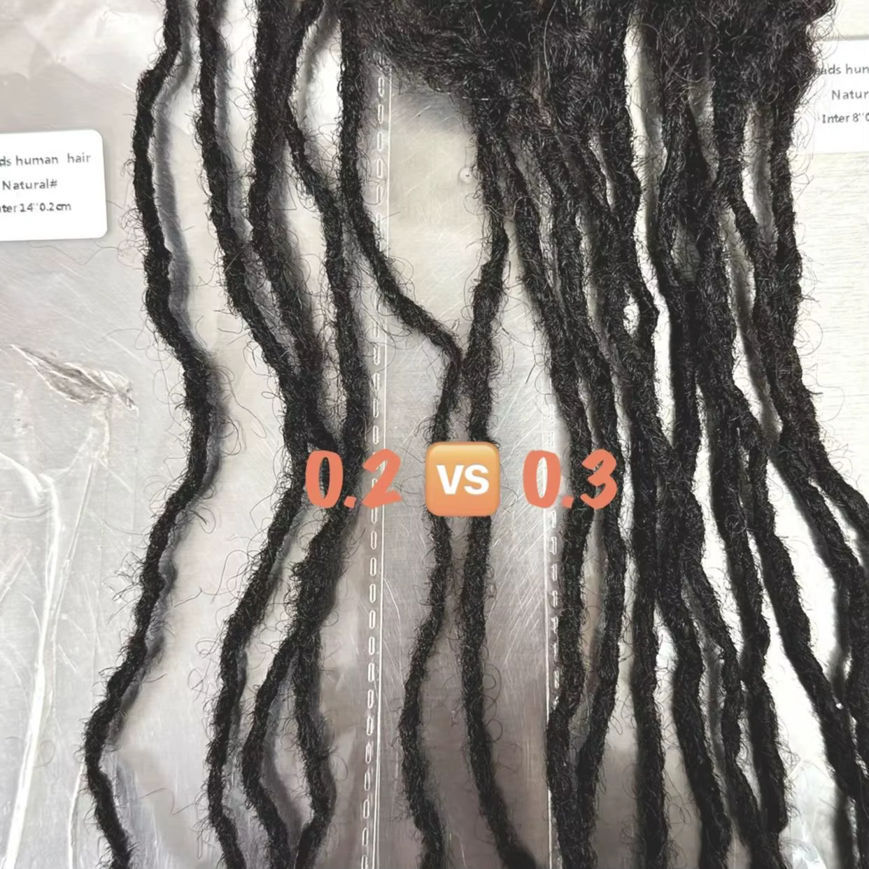 Extensions de dreadlocks personnalisées de 0
