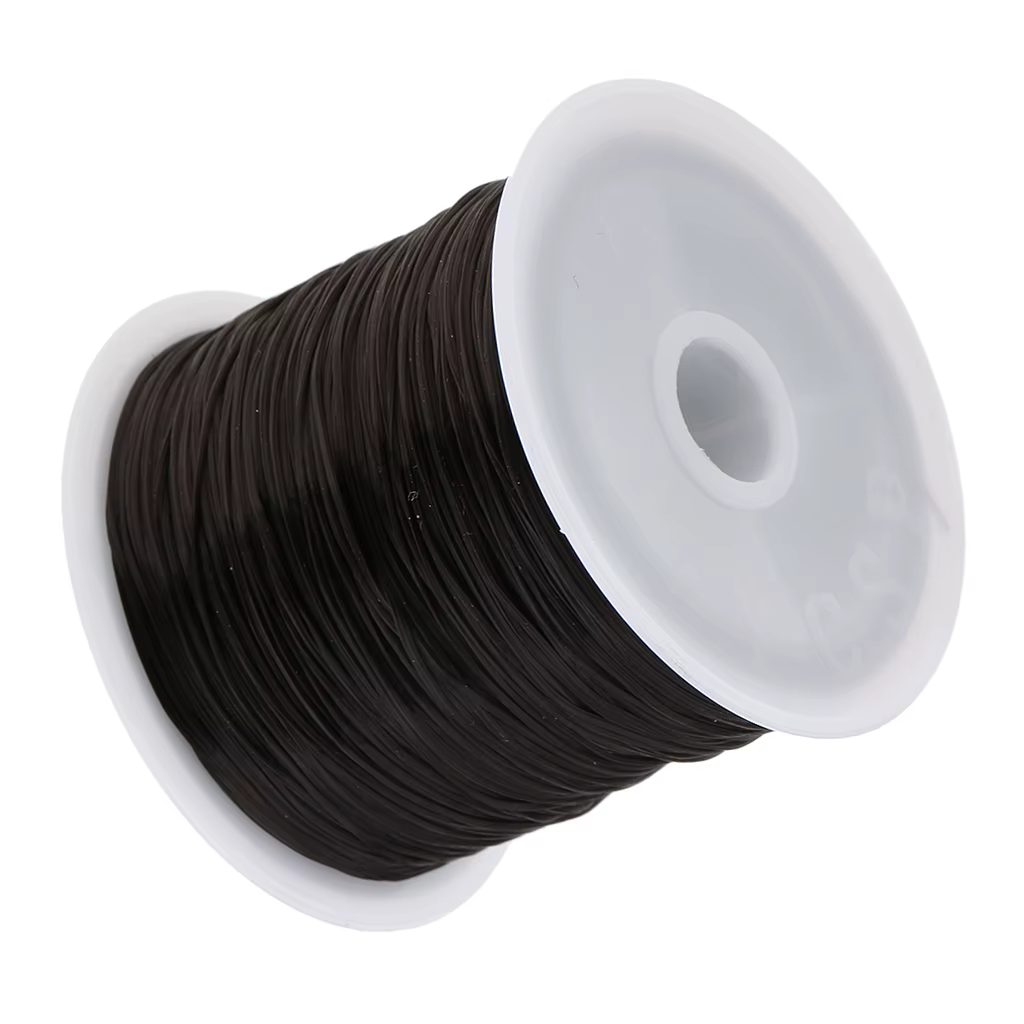 6 rouleaux 60M Salon cristal élastique chaîne cheveux tissage coudre décoration fil pour fil
