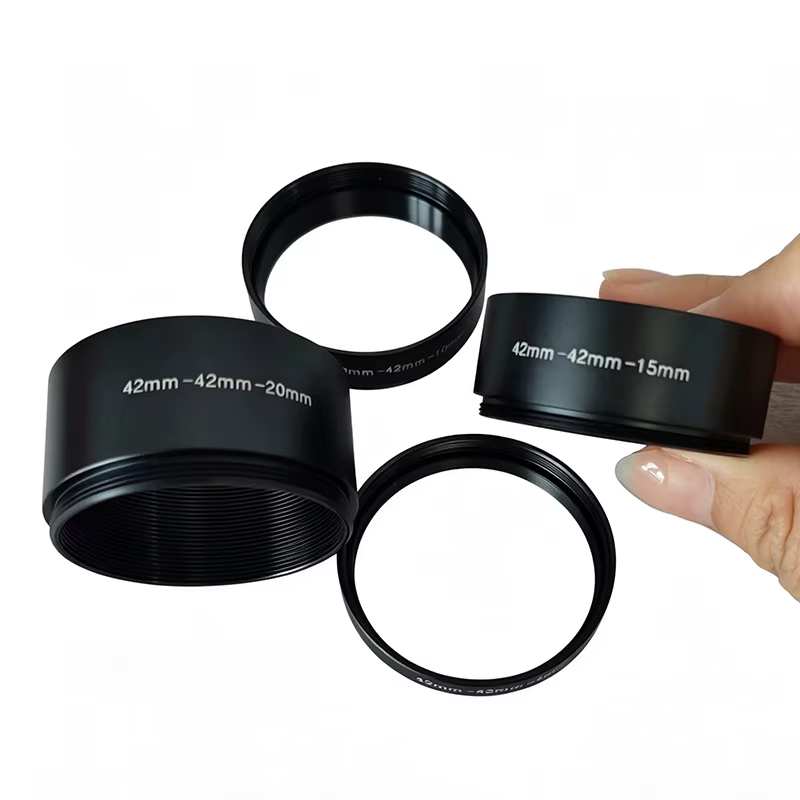 Kit de tubes d'extension de longueur focale T2, 5mm, 10mm, 15mm, 20mm, M42x0.75, pour photographie de télescope astronomique, anneau d'extension T
