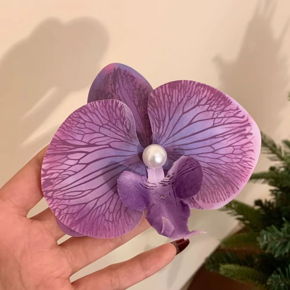 Épingle à cheveux fleur super nickel é