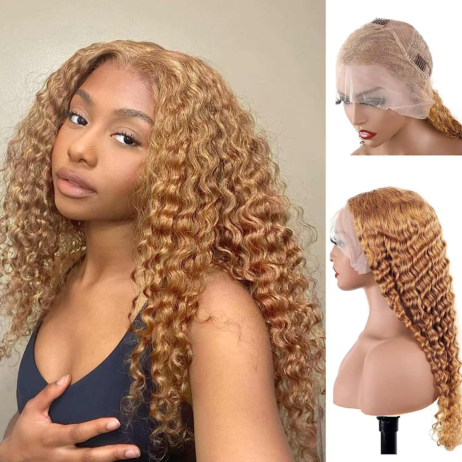 Perruque Lace Front Wig naturelle Remy