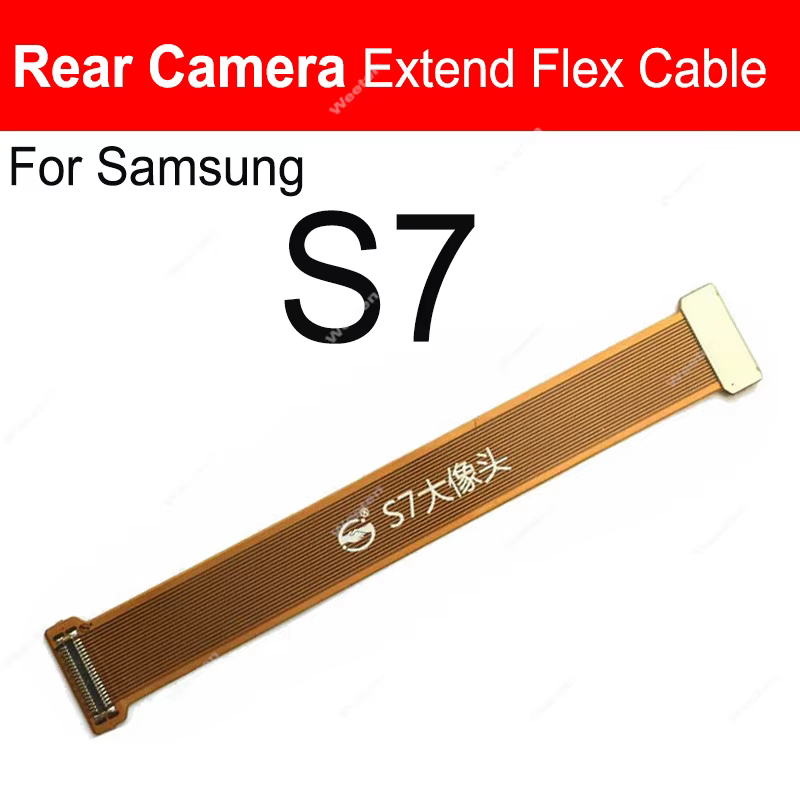 Test de caméra avant, extension flexible pour Samsung S7 Edge S7 S8 S9 Plus S8 + S9 +, testeur de caméra arrière, Extension de câble flexible