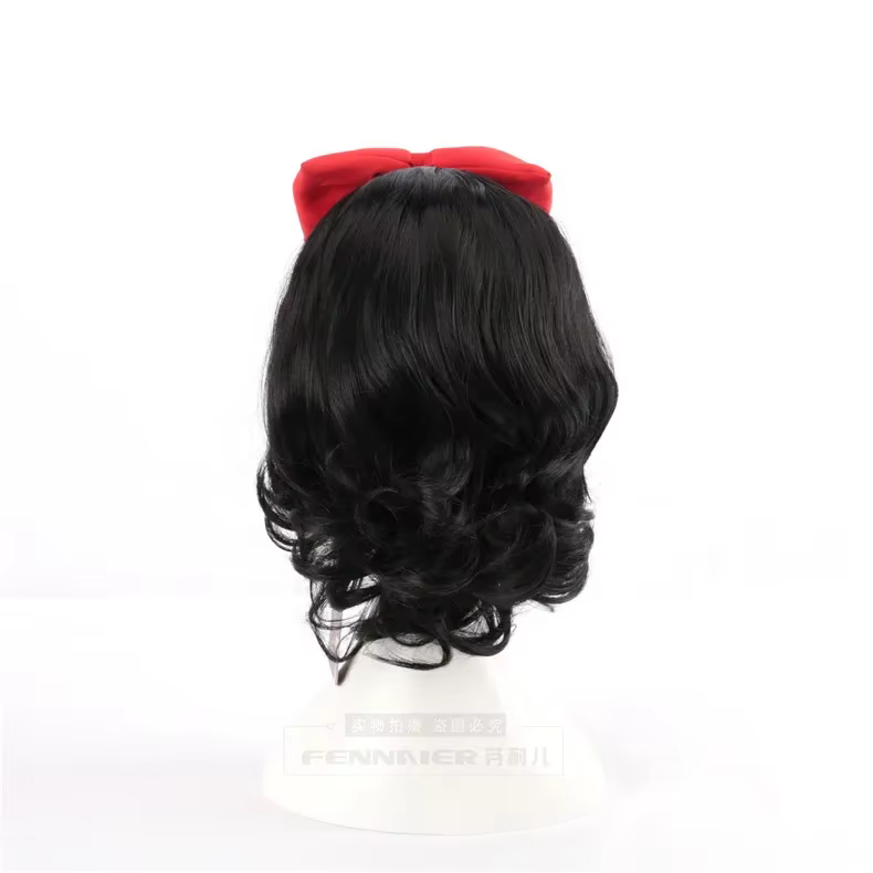 Perruque de cosplay princesse blanche-neige pour femmes