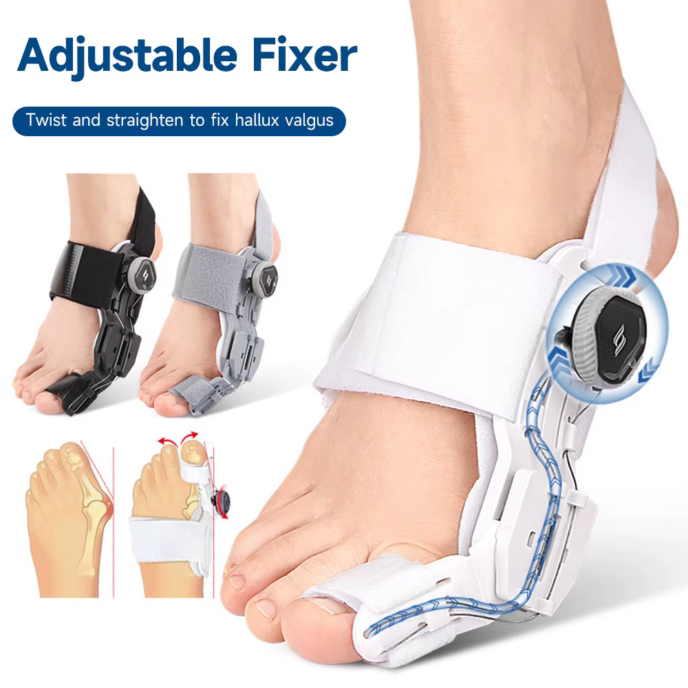 Correcteur d'oignon d'orteil, orthèses d'hallux Valgus, séparateur d'orteils réglable, lisseur, ajusteur d'os de pouce, Correction d'orteils