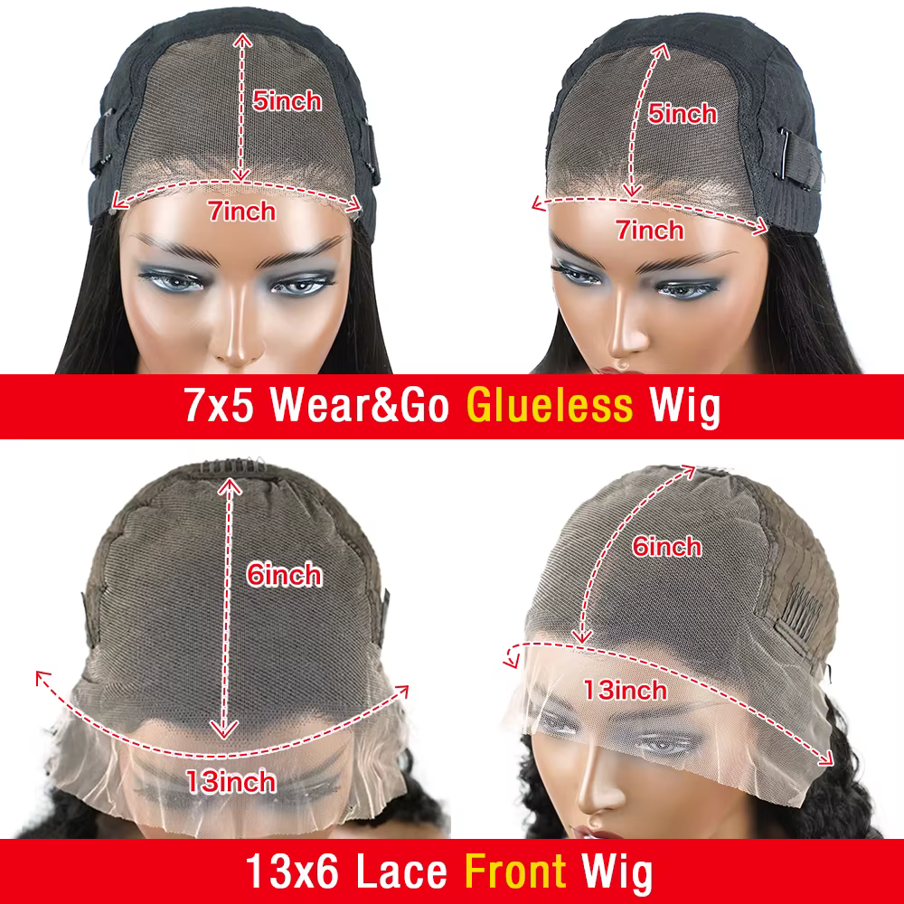 300% Wear And Go 7x5 birman bouclés sans colle perruques cheveux humains 13x6 HD dentelle frontale perruque vraie