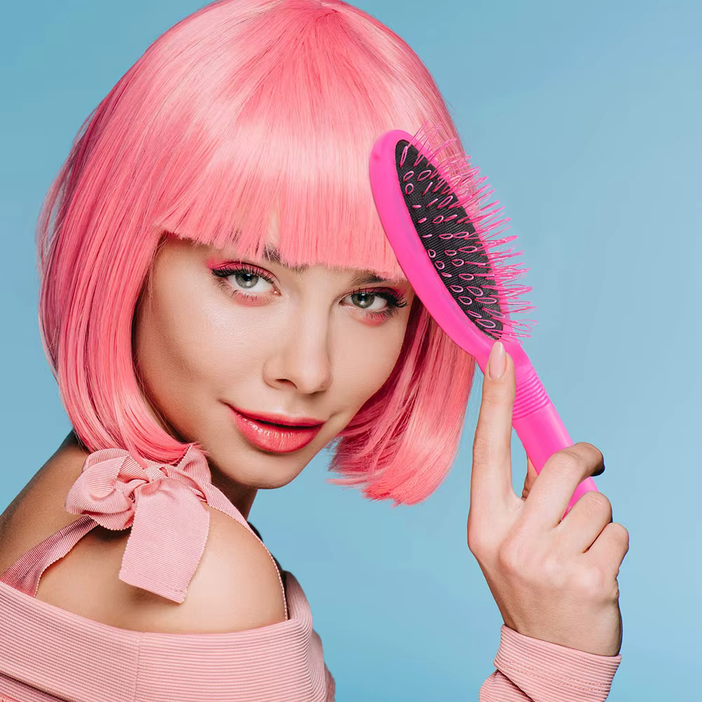 Brosse à boucles pour perruque