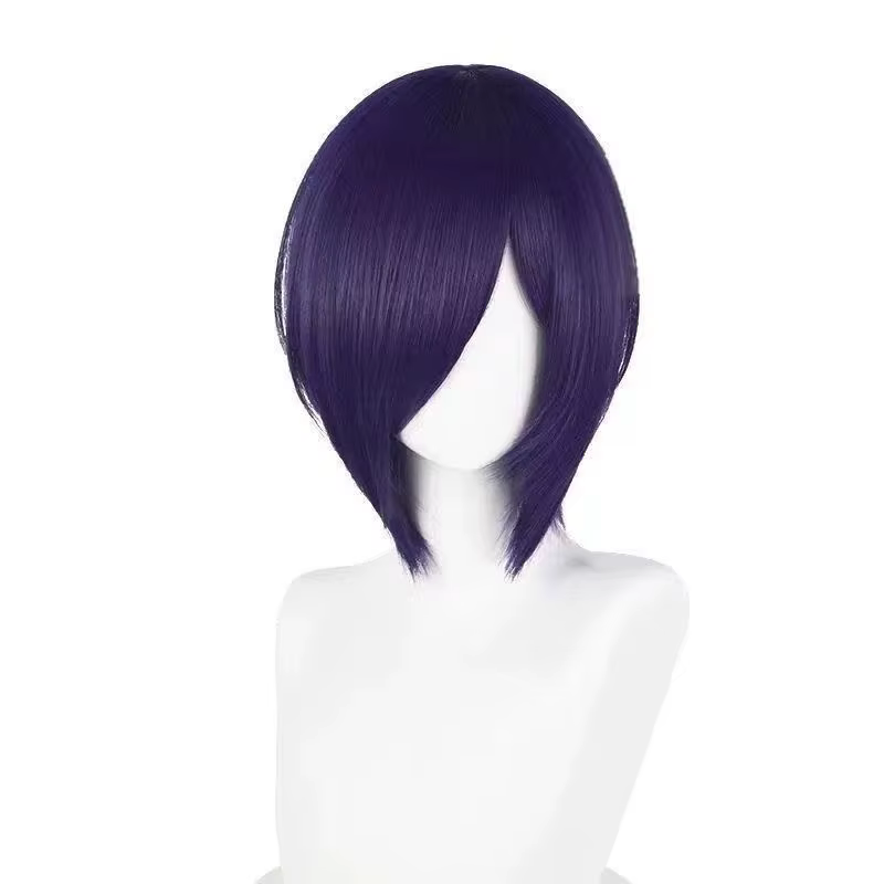Perruque de Cosplay synthétique courte et lisse de Tokyo Ghoul Touka