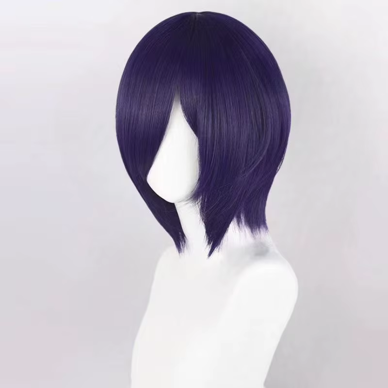 Perruque de Cosplay synthétique courte et lisse de Tokyo Ghoul Touka