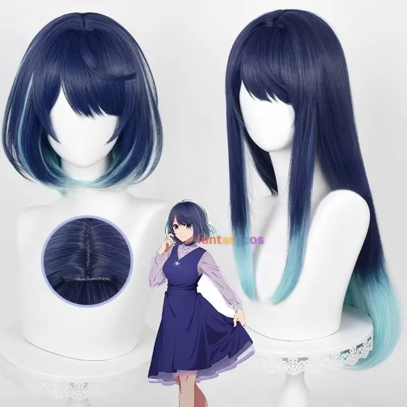 Kurokawa Akane Cosplay Perruque Synthétique