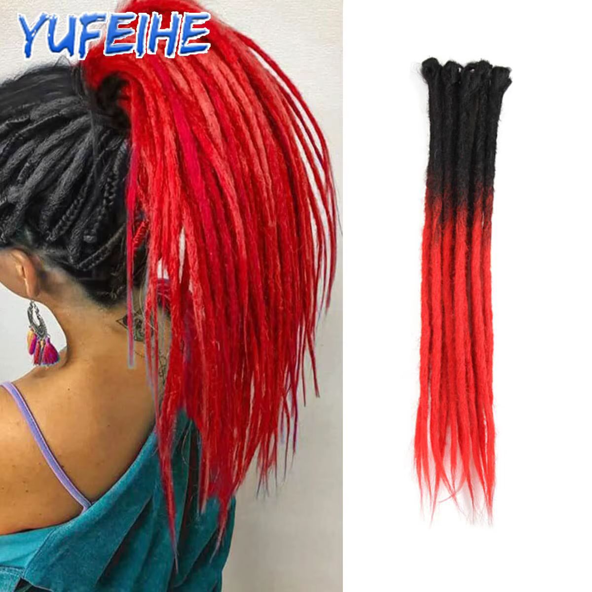 Extensions de dreadlocks fines
