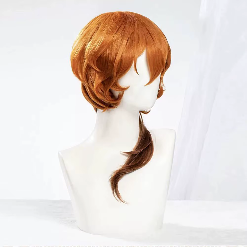 Vente de liquidation! Perruque de cosplay Chuya Nakahara économique | Fibre résistante à la chaleur