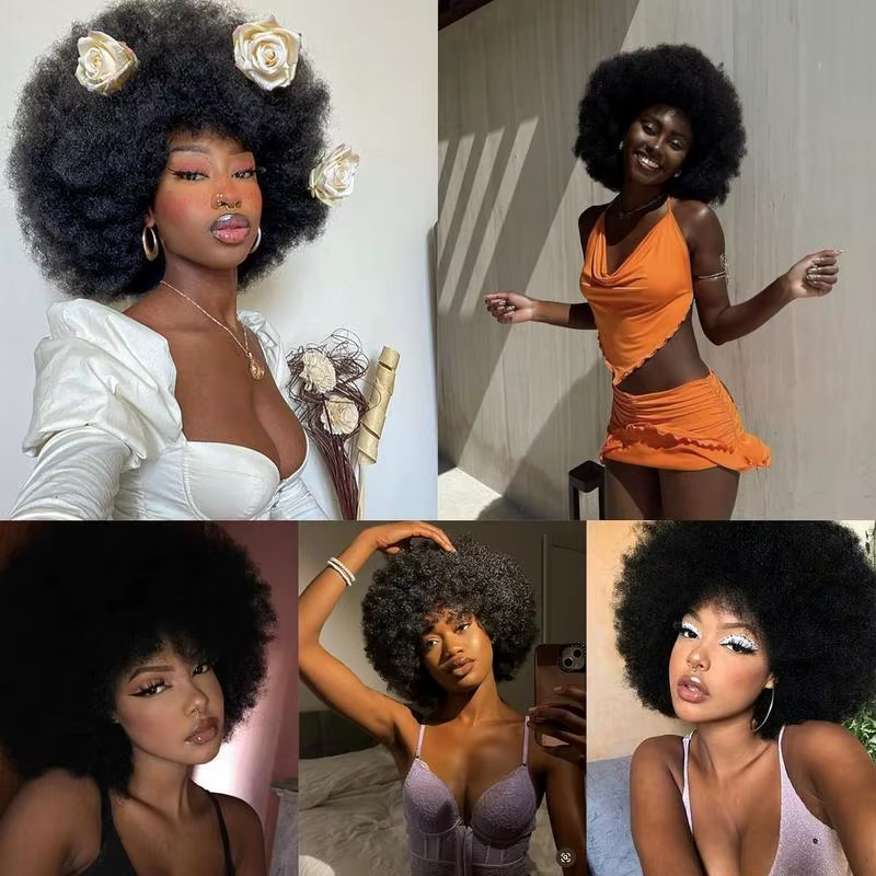 Perruque Afro Disco des années 70