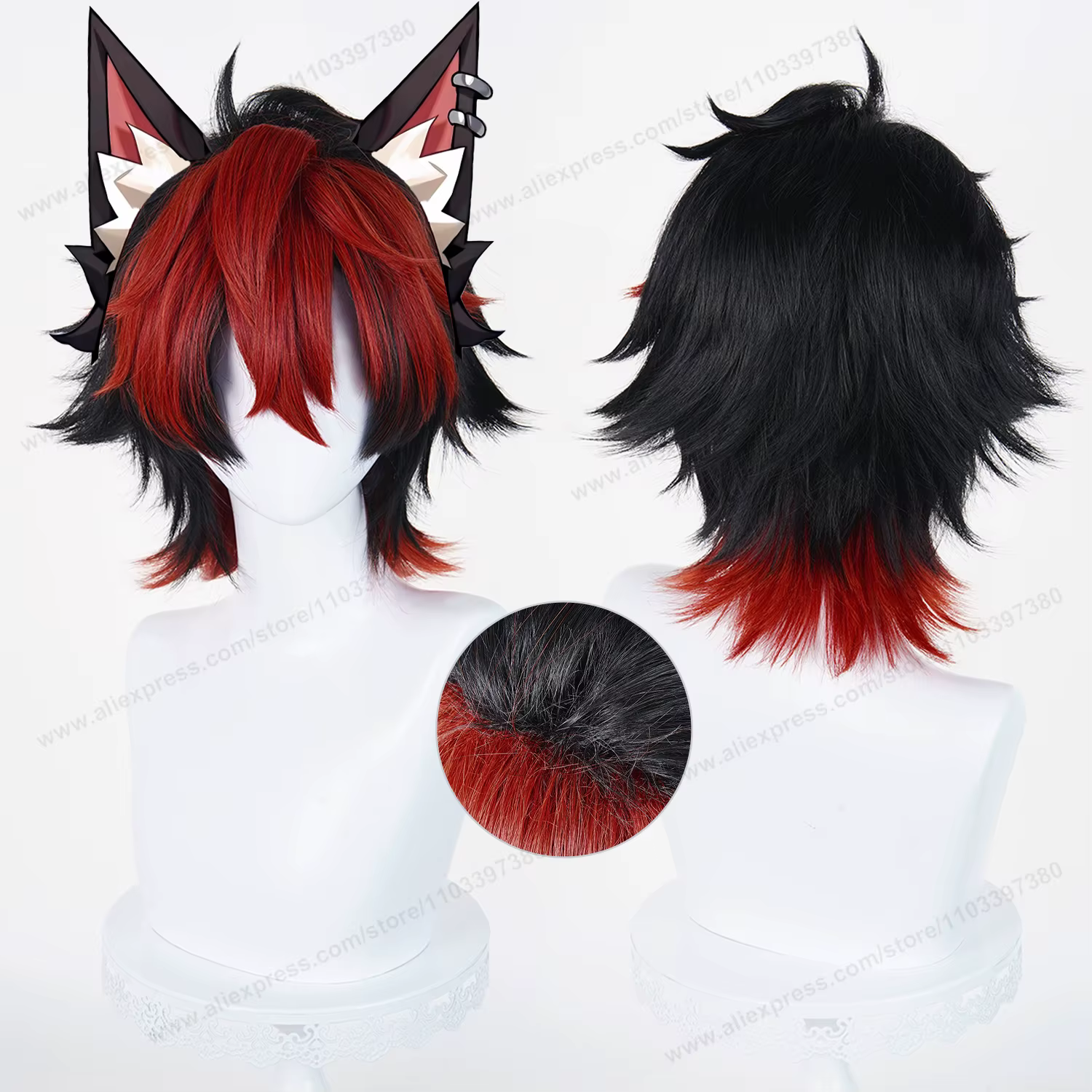 Perruque de Cosplay Komano Manato