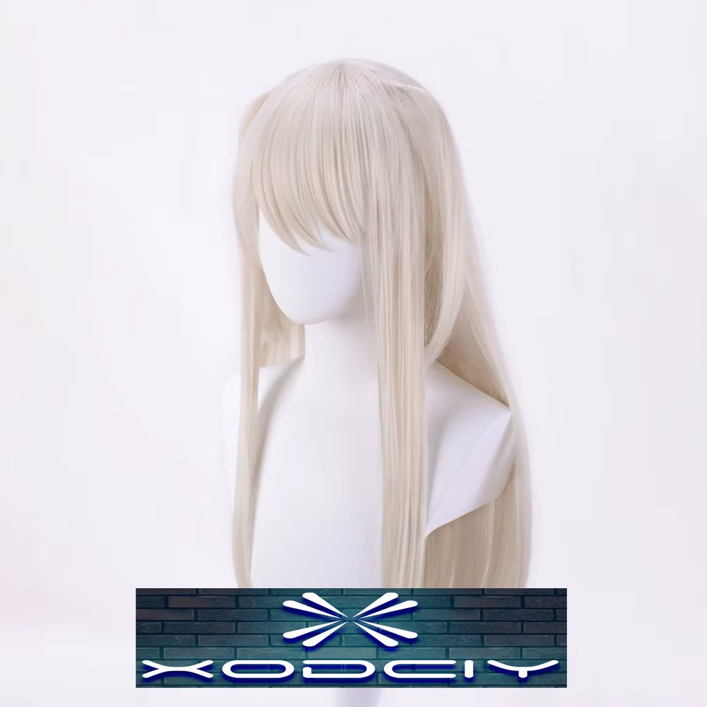 FGO Fate Grand Order Cosplay Long Wig Illyasviel Von Einzbern Synthetic Hair Halloween Costume Party Wigs + Free Wig Cap