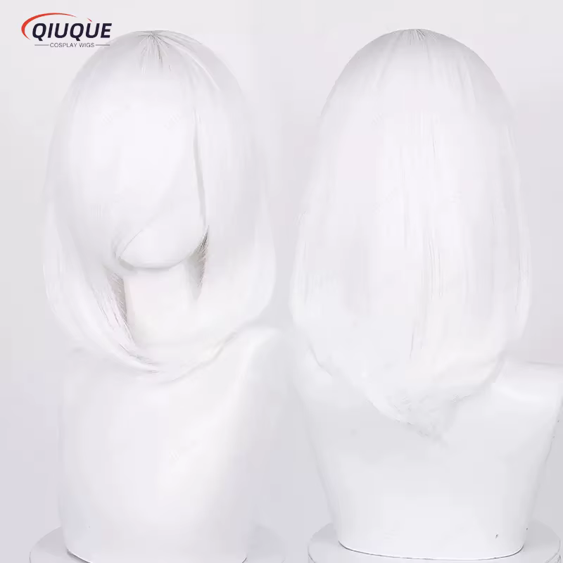 Perruque Anime Cosplay avec frange basique moyenne