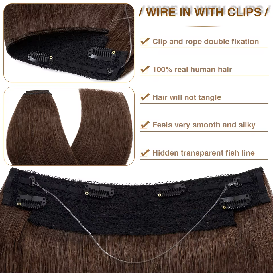 S-noilite-Extensions de Cheveux Blonds à Double Proximité Wn