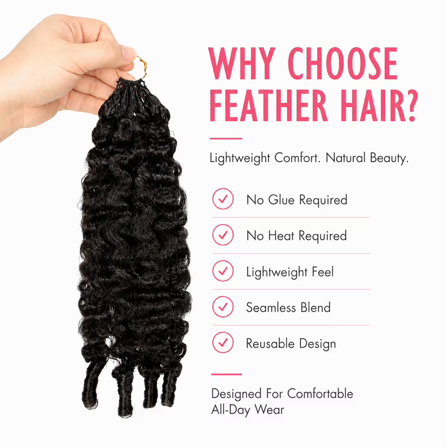 WOWANGEL Extensions de cheveux humains bouclés birmanes en crochet