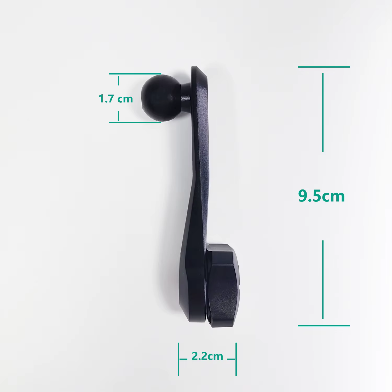Tige d'extension support pour téléphone portable de voiture 17mm bras d'extension de Joint support de téléphone de ventilation support GPS support de téléphone rotatif accessoires