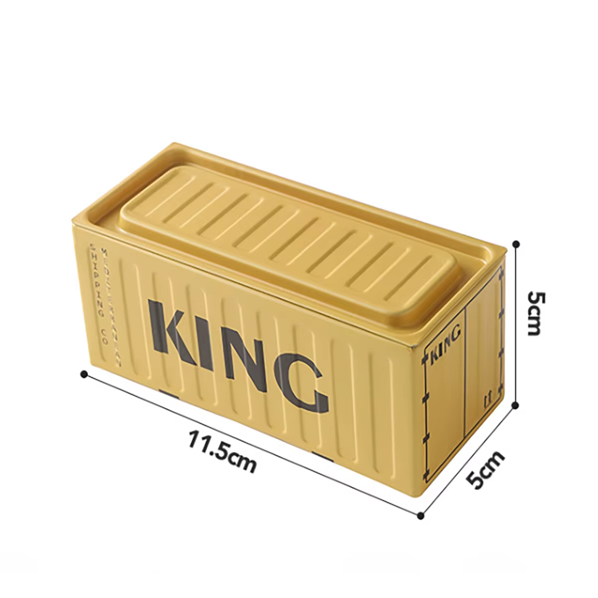 Conteneur de rangement en fer Compact, organisateur de bureau créatif, Tube de fournitures de bureau, organisateur de bureau, boîte en métal, Mini conteneur 