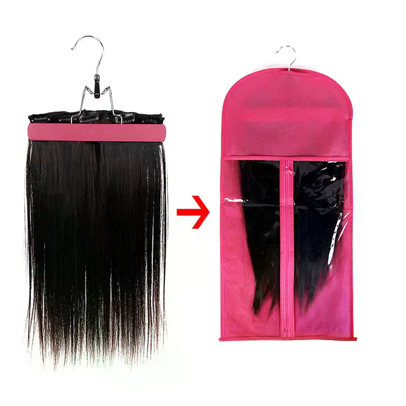 Cintres d'extension de cheveux pour rangement de perruque