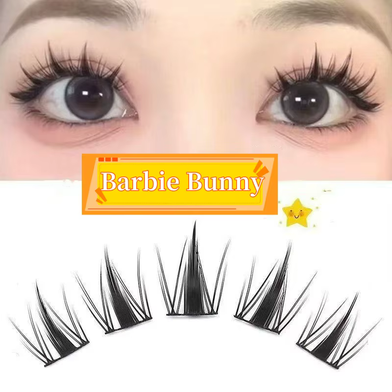 Extensions de cils individuels en grappe