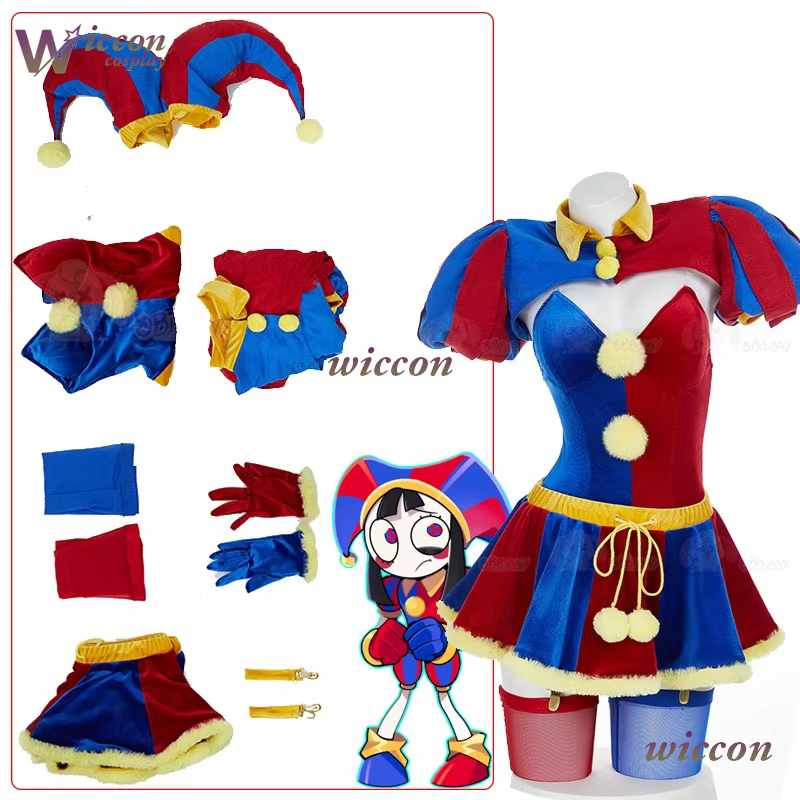 Costume de Cosplay Clown cirque