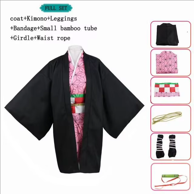 Costume de Cosplay Anime Nezuko Kamado Nezuko