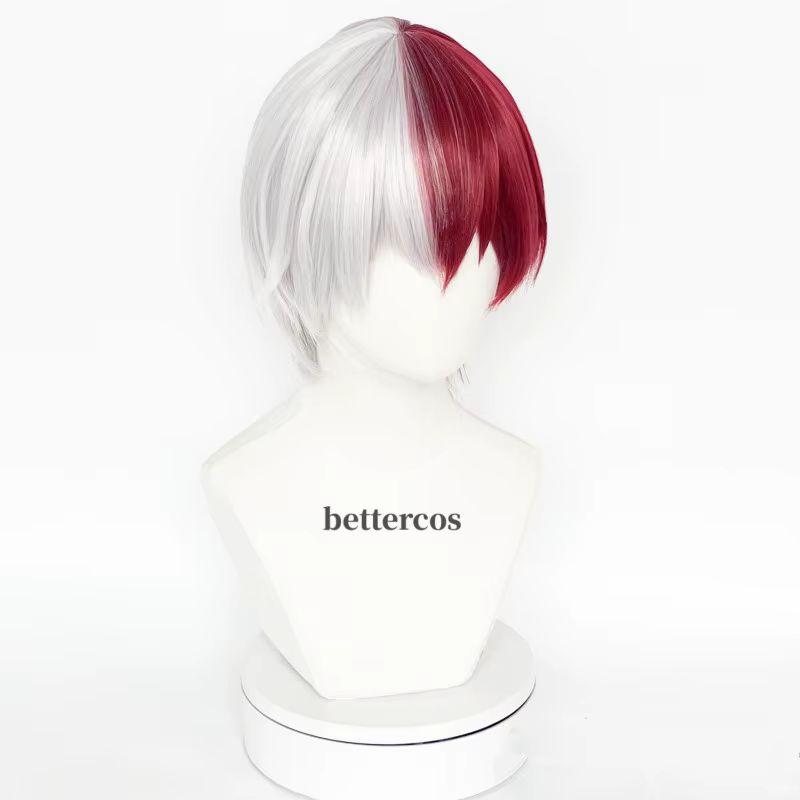 Perruque de Cosplay Boku no Shoto Todoroki Shouto de haute qualité