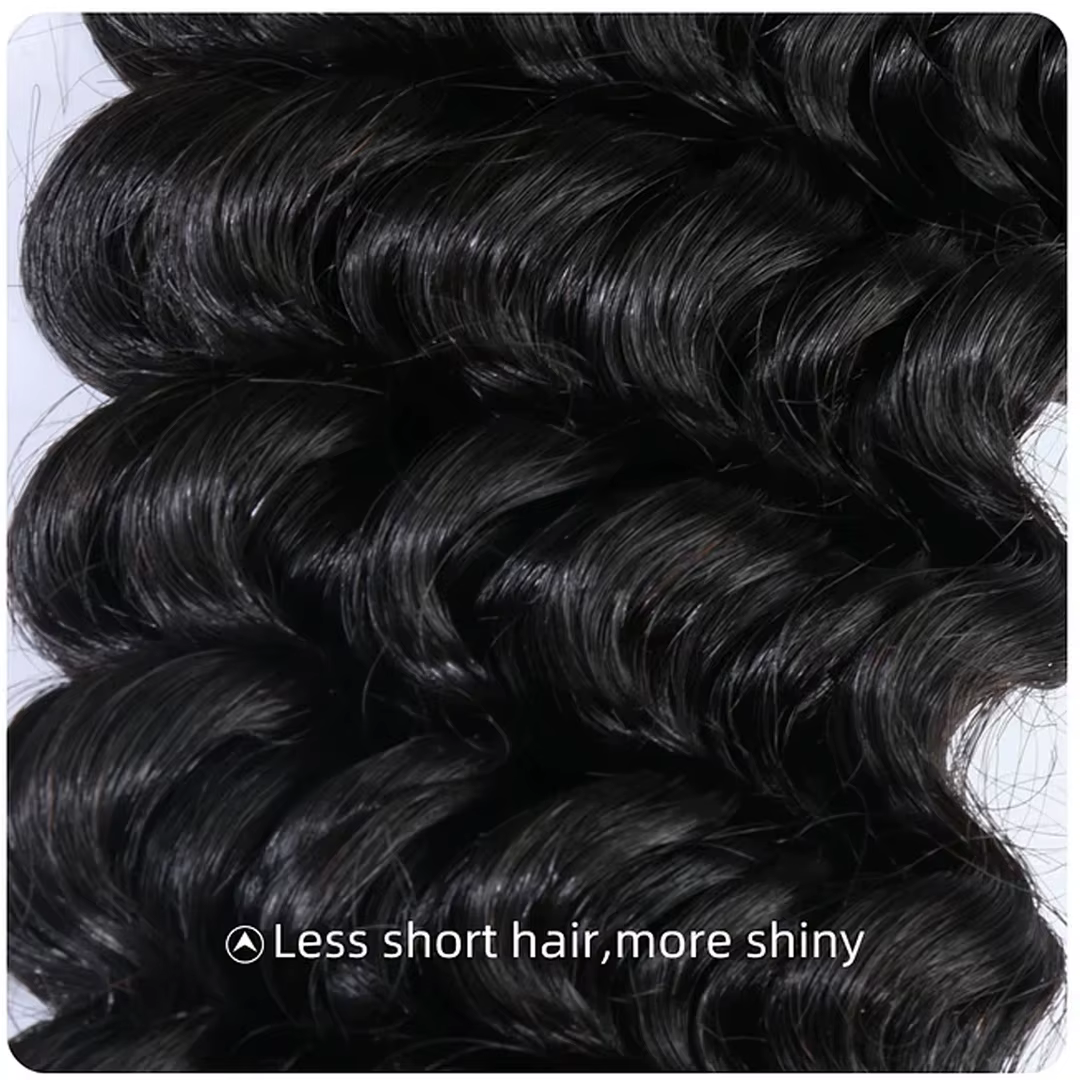 Extensions de cheveux au crochet sans nœuds pré-séparées Deep Wave