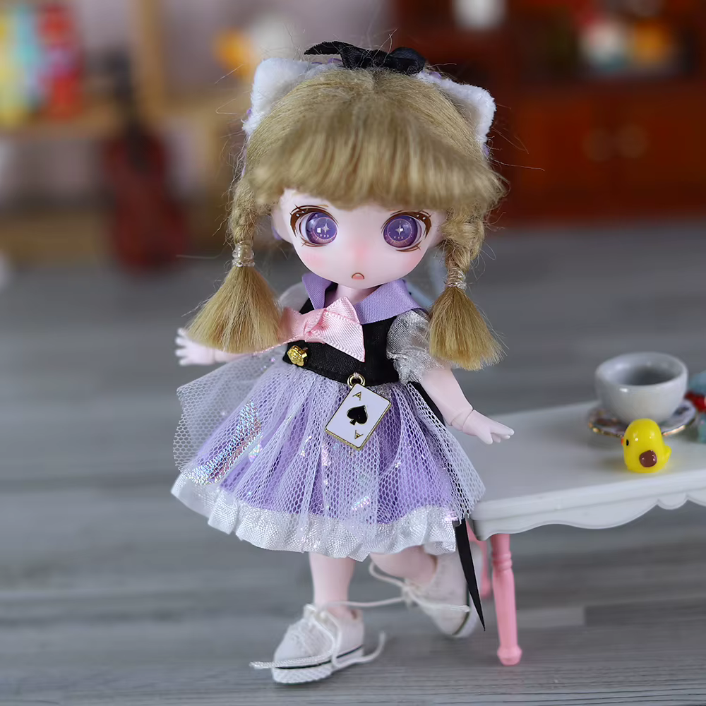 DBS Dream Fairy BJD OB11 MAYTREE accessoire de poupée perruque de remplacement 1/12 tête