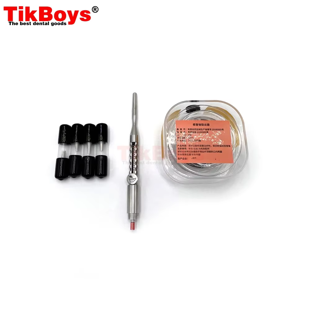 Extracteur de fichiers de canal radiculaire dentaire, kit d'outils de stomatologie dentaire, support de retrait de limes endo, pointes cassées