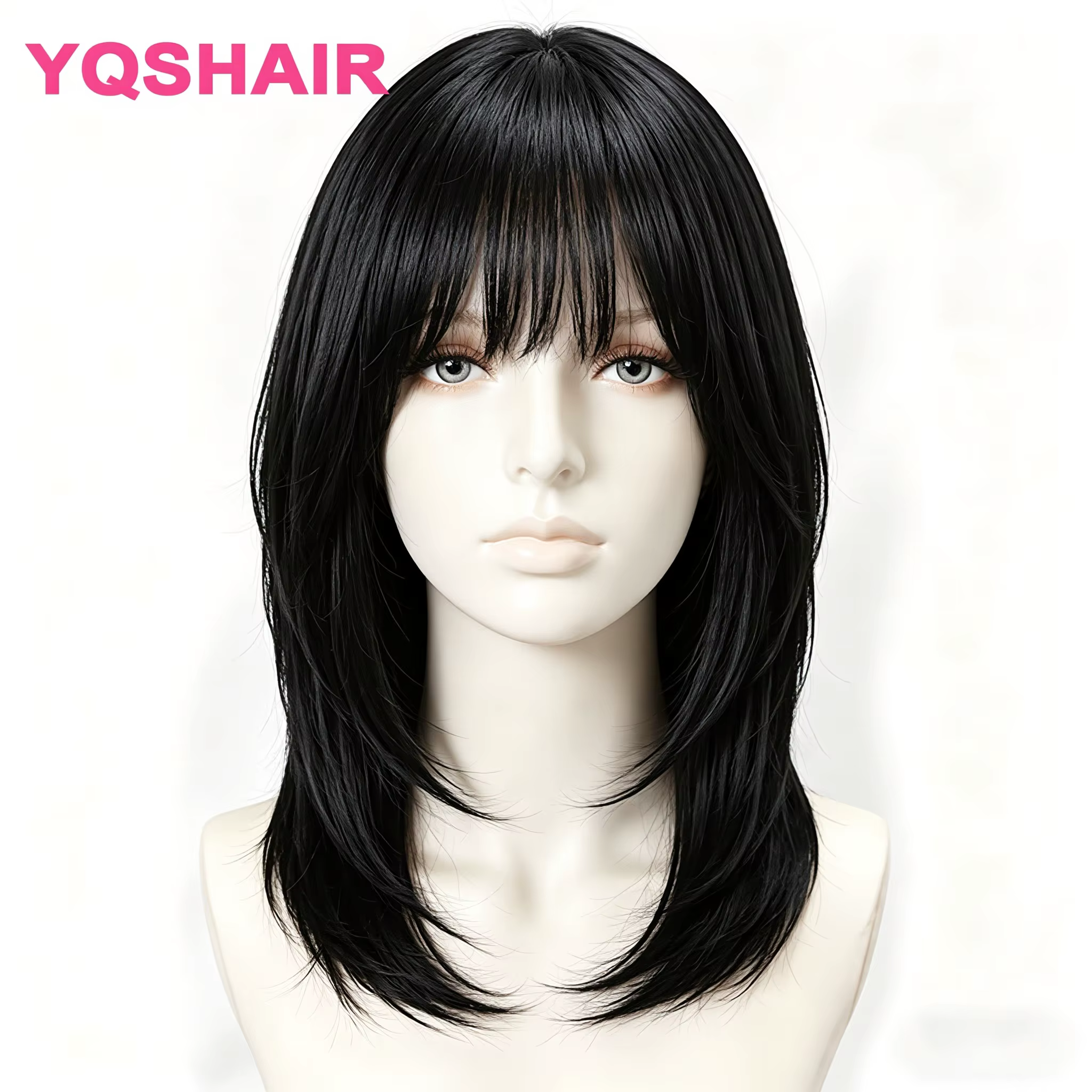 Perruque en cheveux humains 100% naturels