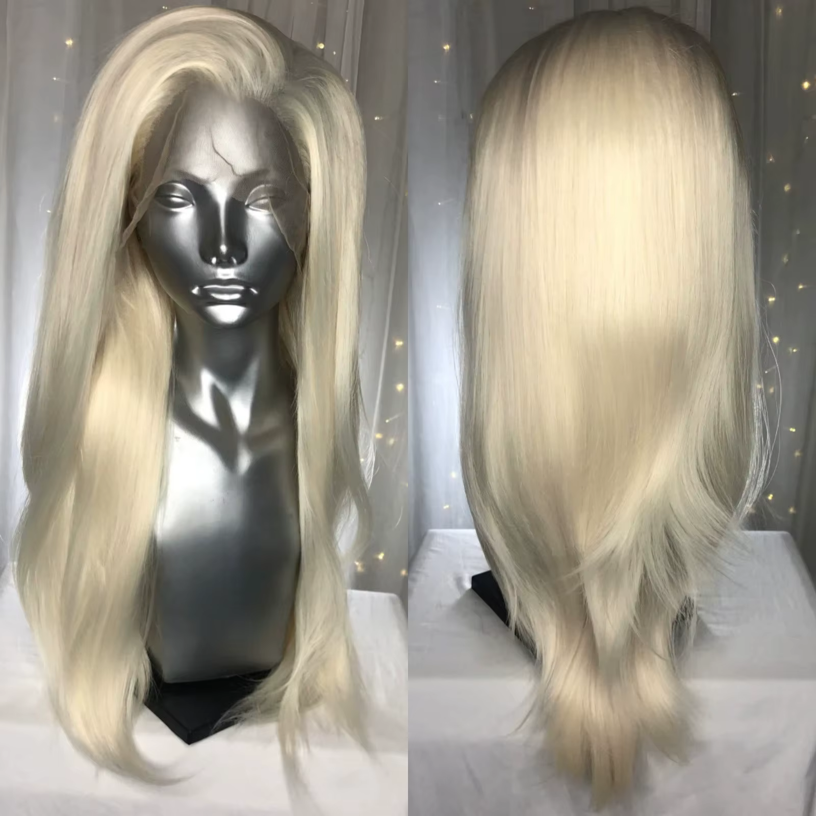 Perruque Lace Front Wig synthétique ondulée longue