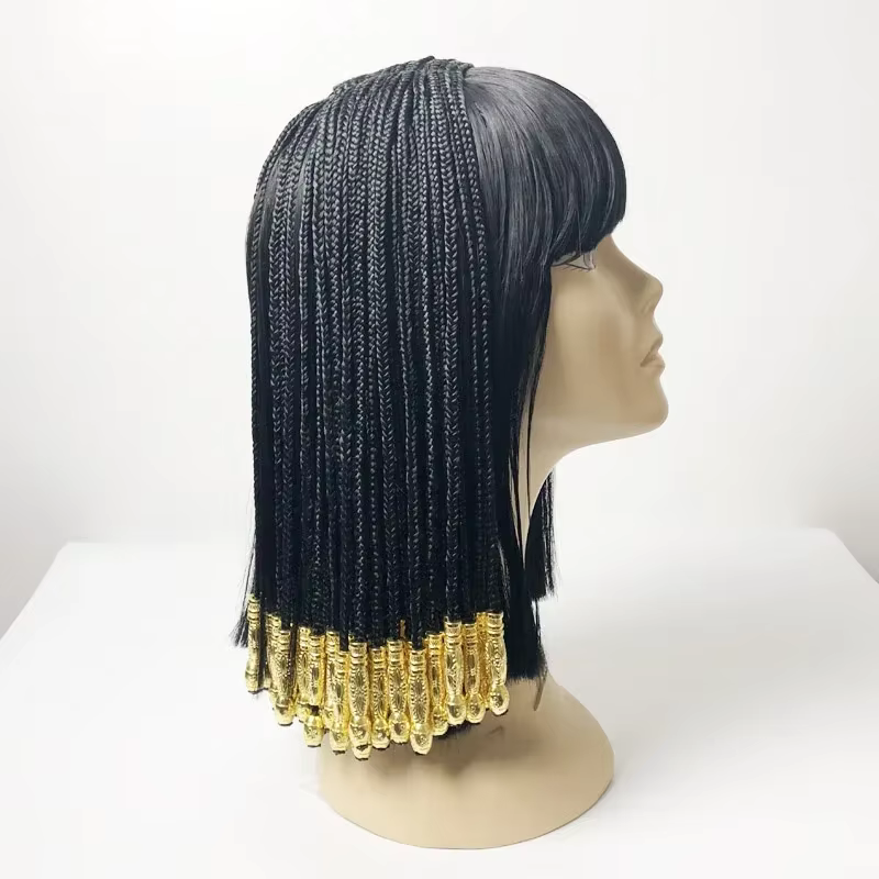 Perruque de Cosplay cléopâtre égyptienne