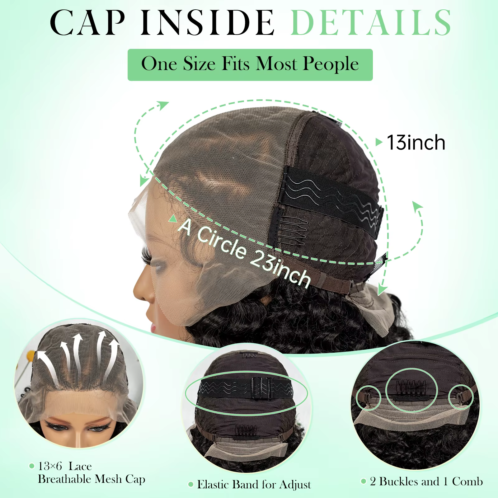 KIMA nouveau Style perruque tressée avec vague d'eau 13x6 dentelle Cornrow