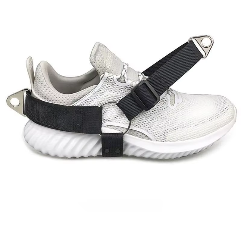 Sangle d'entraînement des fessiers, sangles de cheville, couvre-chaussures antidérapants, bande de résistance portable, boucle réglable pour la salle de sport à domicile, bande de fitness pour les fes