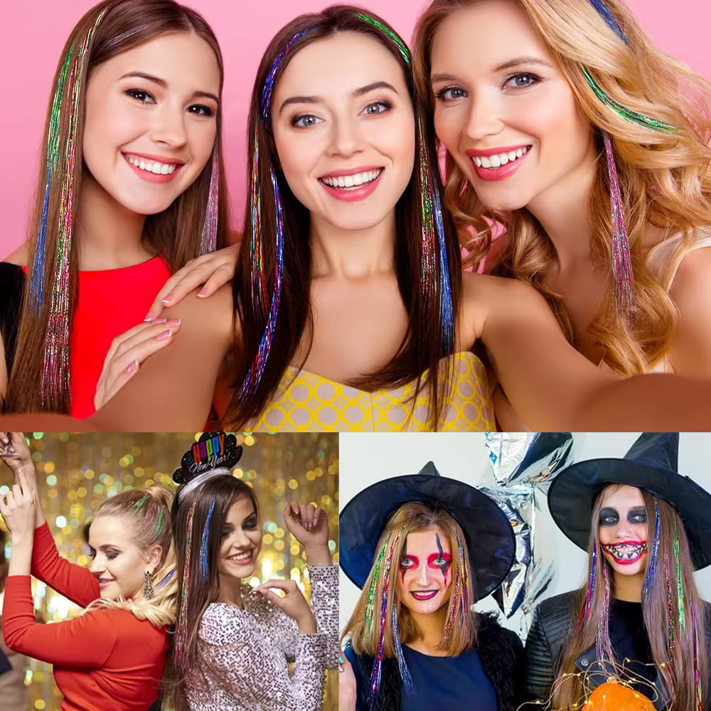 Extensions de cheveux Tinsel pour femmes et filles