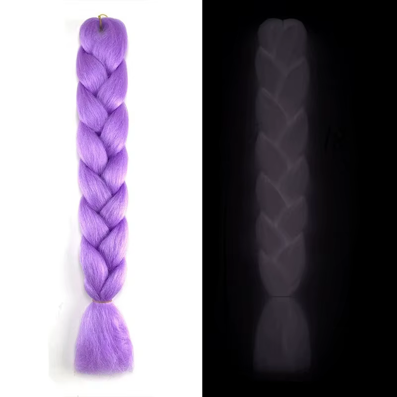Extensions de cheveux tressés lumineux