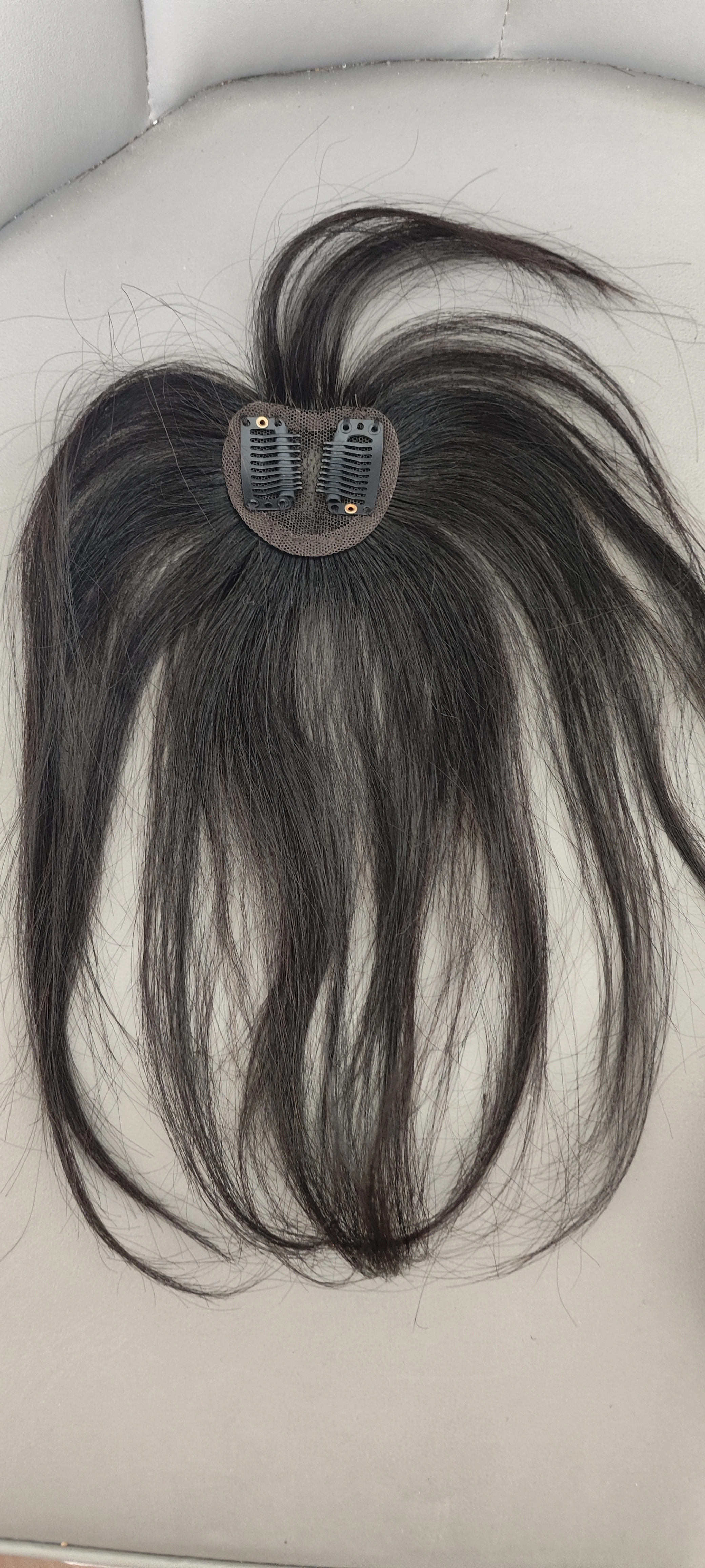 Complément capillaire droit en cheveux naturels pour femmes
