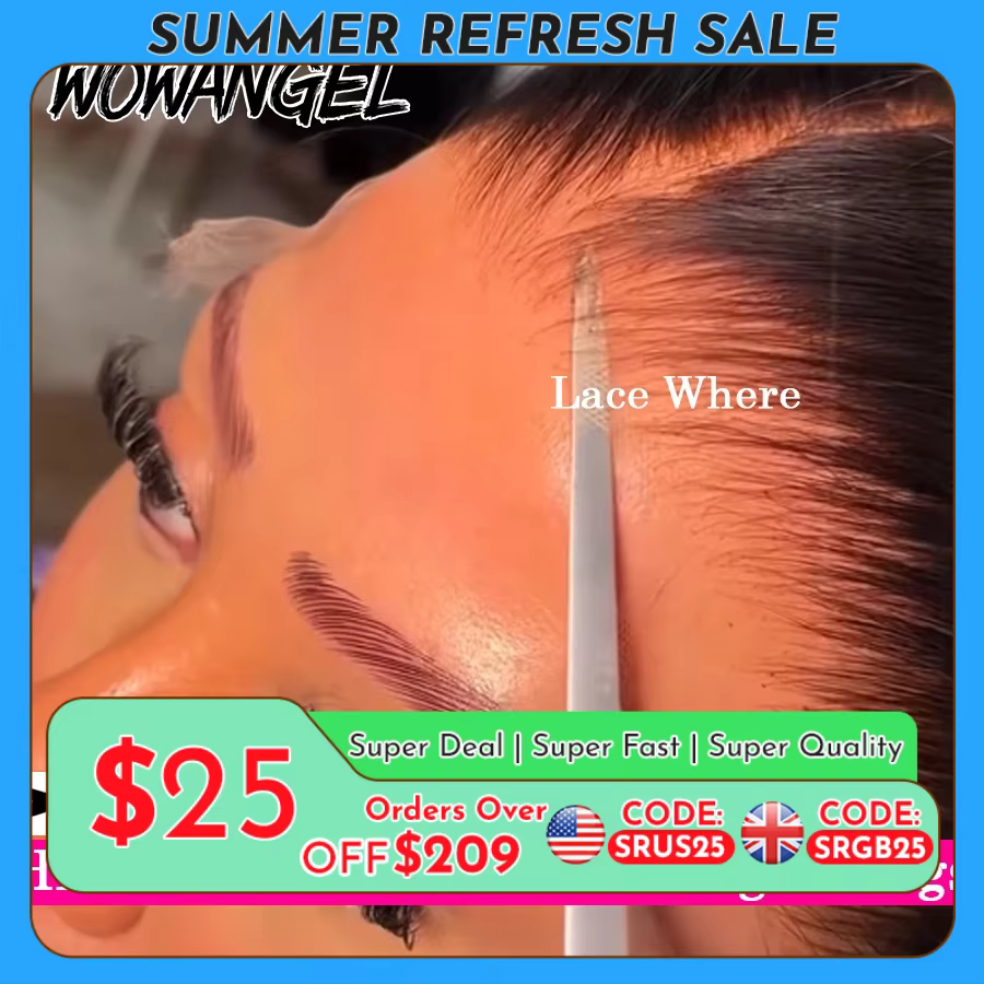 Wow Angel 5x5 HD dentelle fermeture perruques 250%