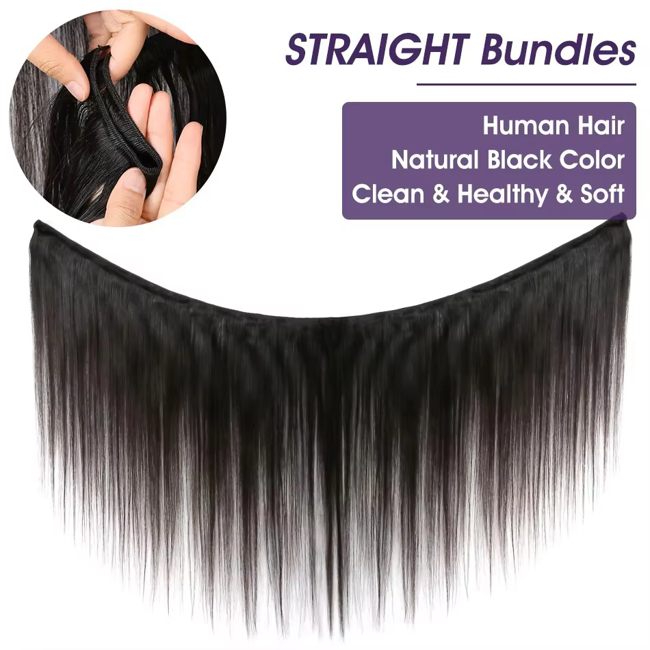 Bundles brésiliens de tissage de cheveux humains Remy