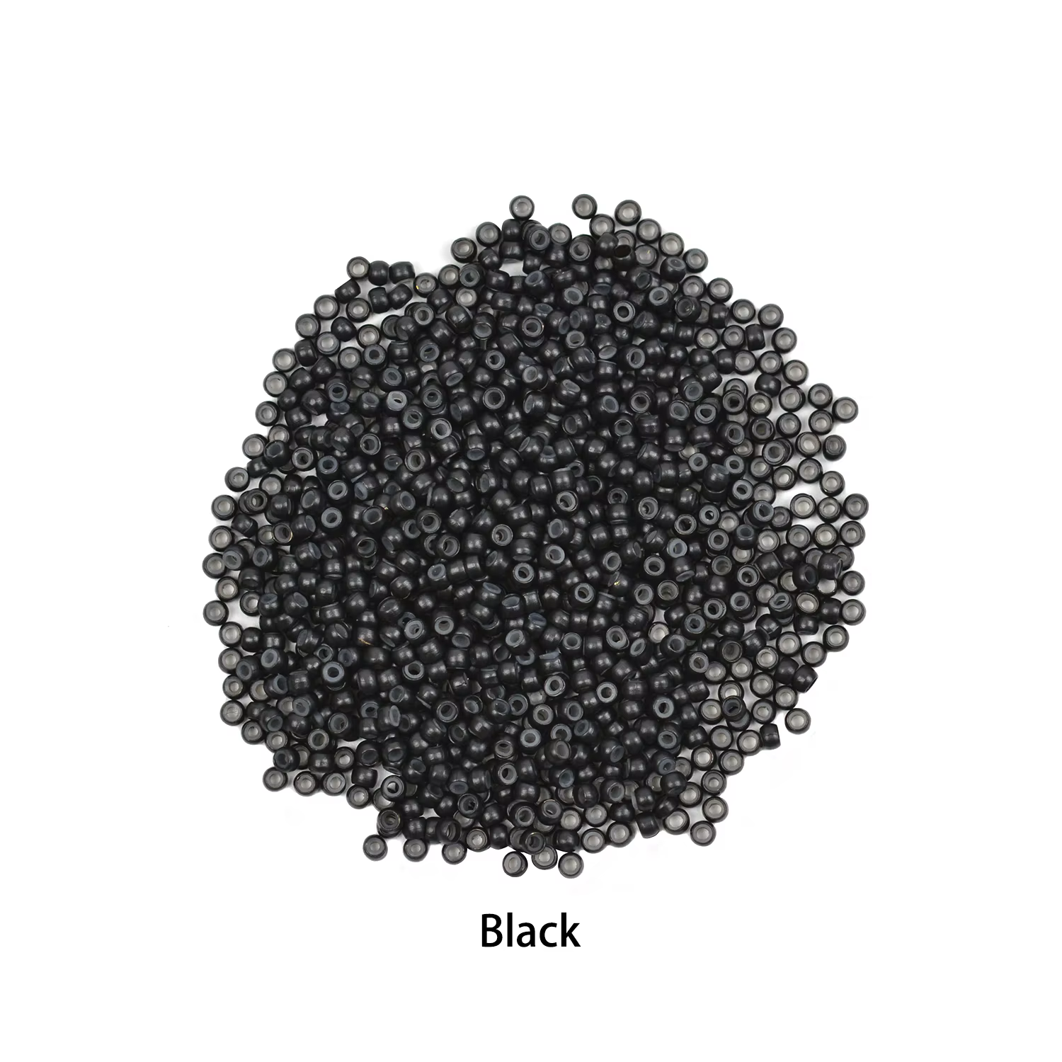 500 pièces Microring Extensions de cheveux 3.0X1.5X1.5mm perles