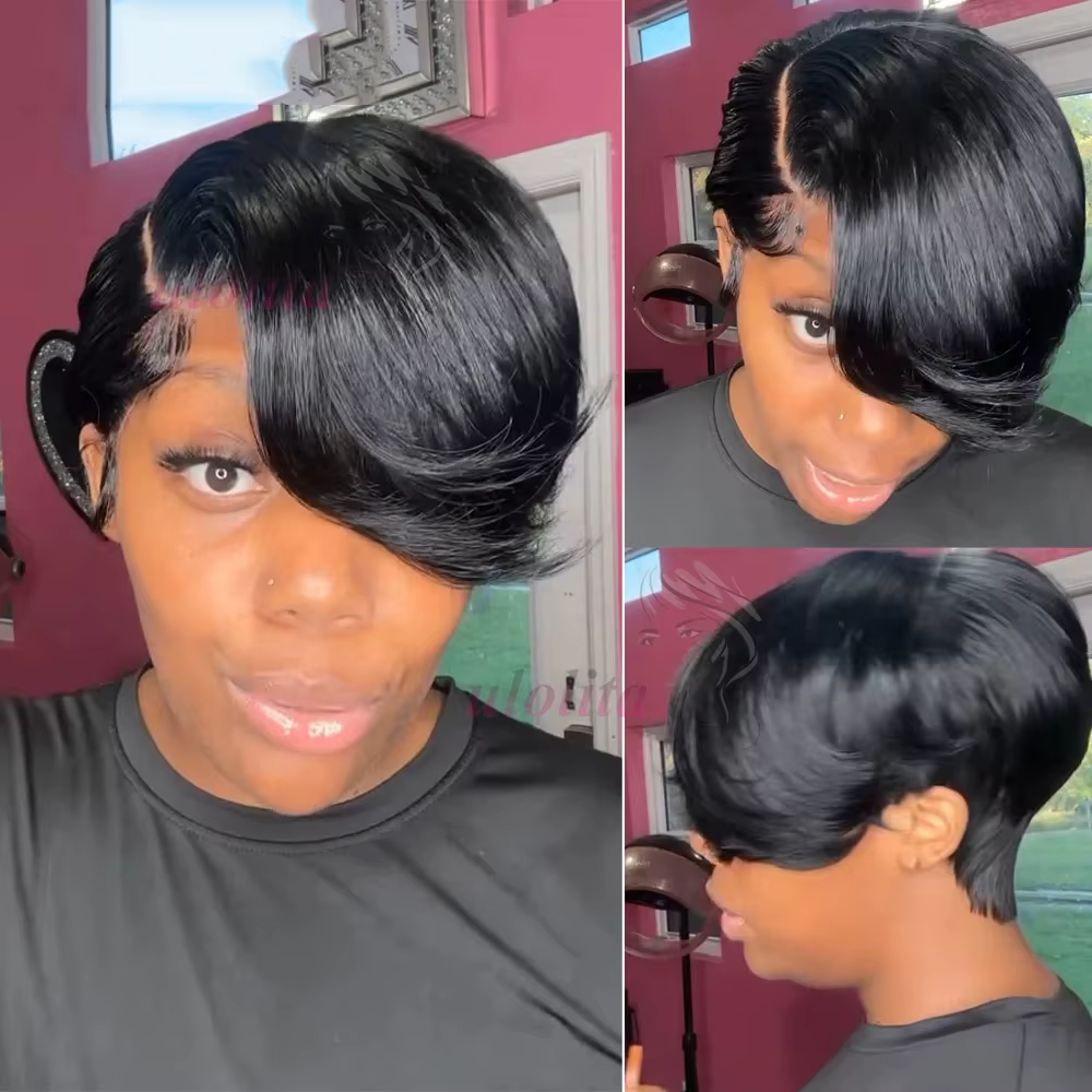 Perruque Lace Frontal 13x4 en cheveux humains Remy brésiliens