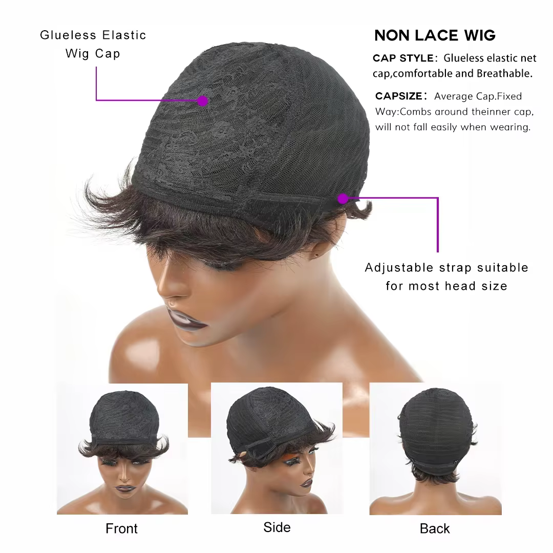 250% rebondissant bouclés Bob perruques de cheveux humains lâche