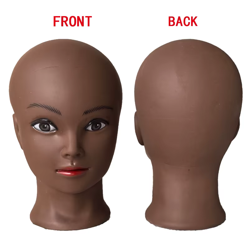 Perruque de tête de Mannequin de maquillage féminin pour perruques faisant affichage