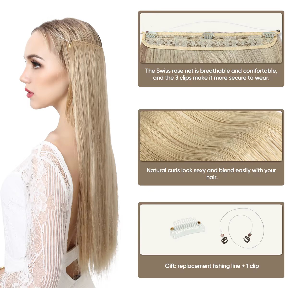 Extension capillaire synthétique Premium
