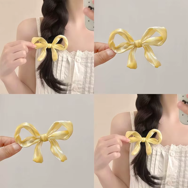Pinces à cheveux en velours pour femmes