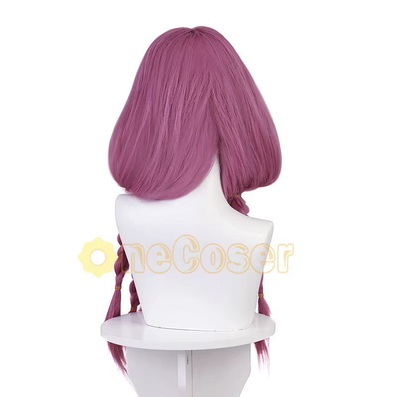 Aura Cosplay Perruque, Cheveux en Fibre et Bonnet